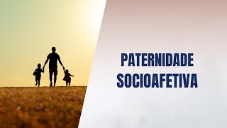 Paternidade socioafetiva [upl. by Harolda26]