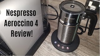 Nespresso Aeroccino 4 Milk Frother Review  Worth upgrading from the Aeroccino 3 [upl. by Negriv]