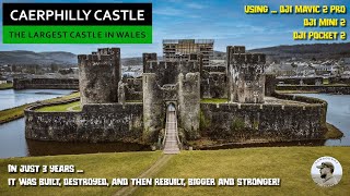 Caerphilly Castle  The Largest in Wales 2nd in Britain [upl. by Mile]