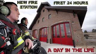 First 24 Hours in a New Fire Station  A Day in the Life [upl. by Auqinahc]