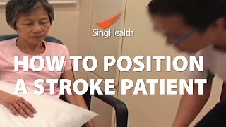 How To Position A Stroke Patient [upl. by Yahc]