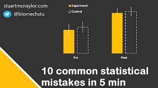 Ten Statistical Mistakes in 5 Min [upl. by Anomis]