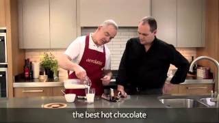 How to make a hot chocolate using an aerolatte milk frother [upl. by Enihpled]