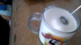 Aerolatte Review Frothing Cold Milk In Under 1 Minute [upl. by Trebo227]