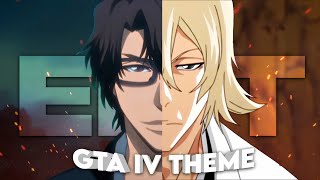 Aizen x Urahara  GTA IV Theme Edit [upl. by Broek]